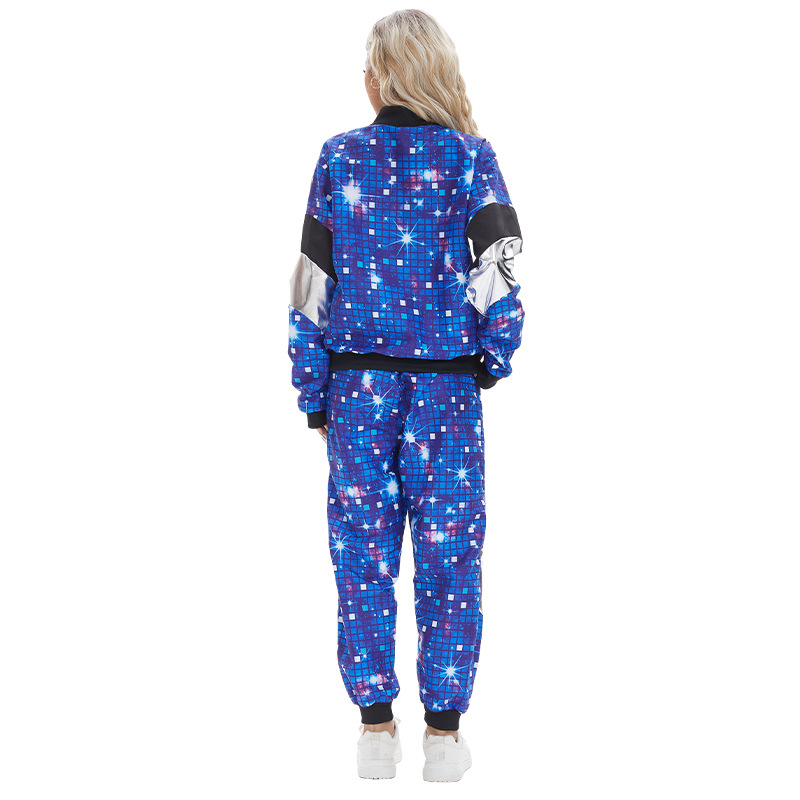 80s Vintage Hip Hop Tracksuit Halloween Retro Costume Fashion Sportswear